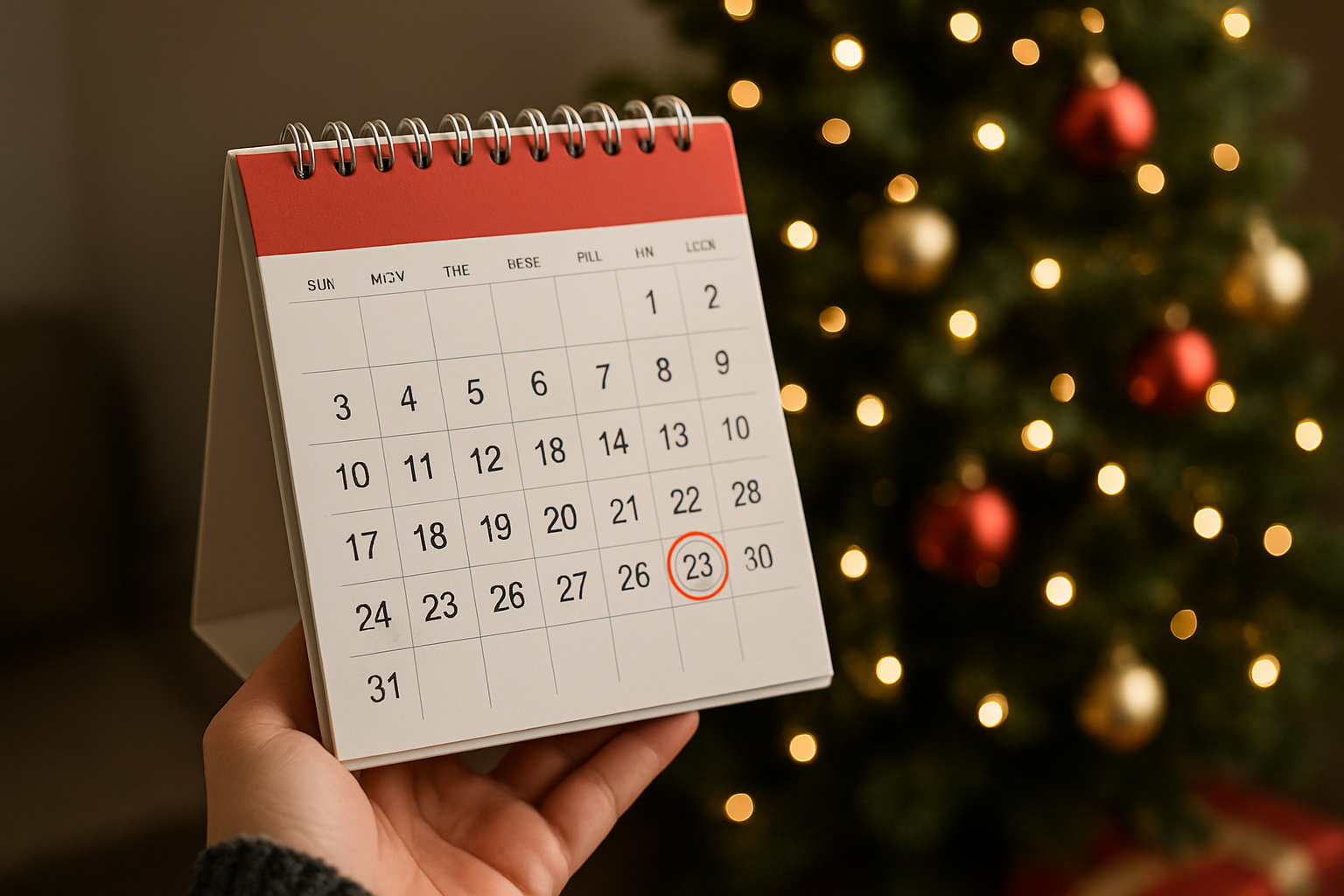 when is christmas this year - Illustration